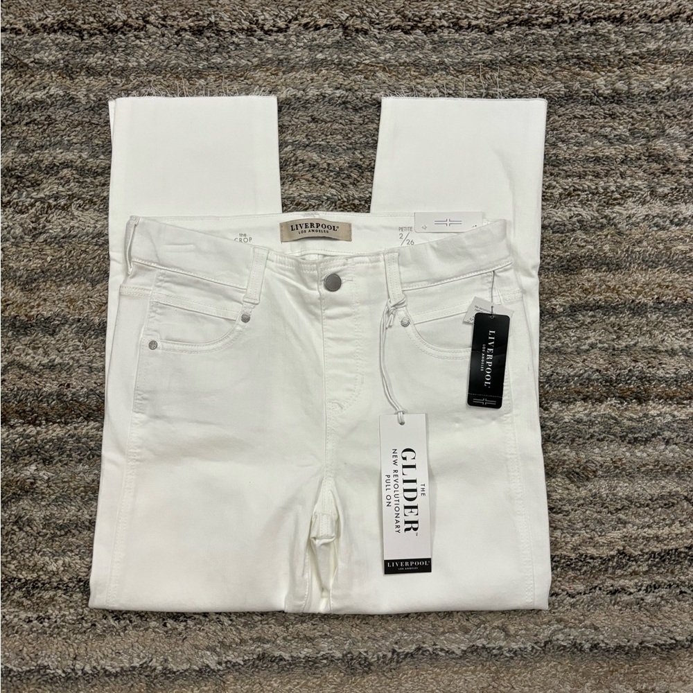 Liverpool Glider Cropped Pull-On Jeans Sz 2/26P NWT | Liverpool Pull-On Cropped- - Picture 10 of 15